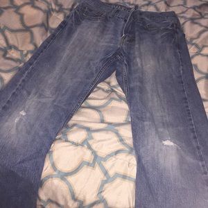 American eagle distressed bootcut jean